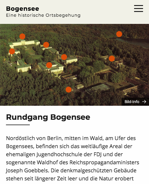 Bogensee - eine Ortsbegehung